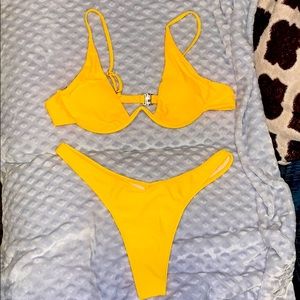 Bright Yellow Bikini